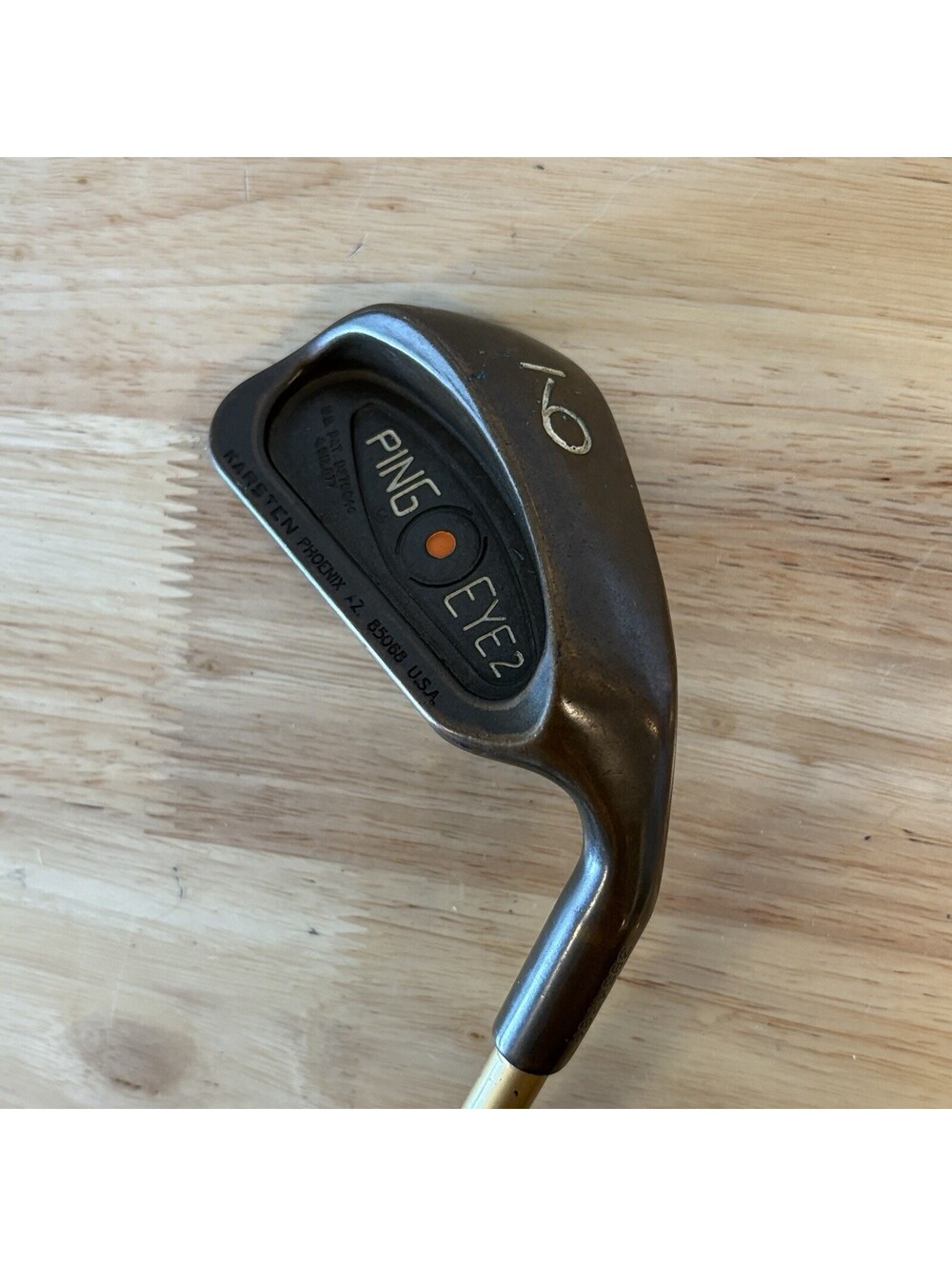 RH Orange Dot Ping Eye 2 Beryllium Copper 9 Iron 36" Golf Pride Grip Graphite